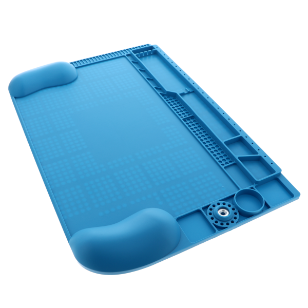 Heat resistant soldering mat silicone work pad - up to 500° C, 450mm x 300mm