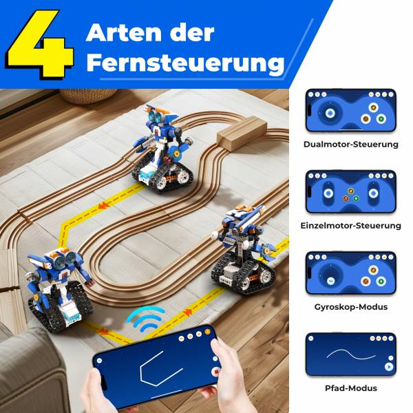 Apitor Robot "J" 6-in-1 coding space robot kit for beginners
