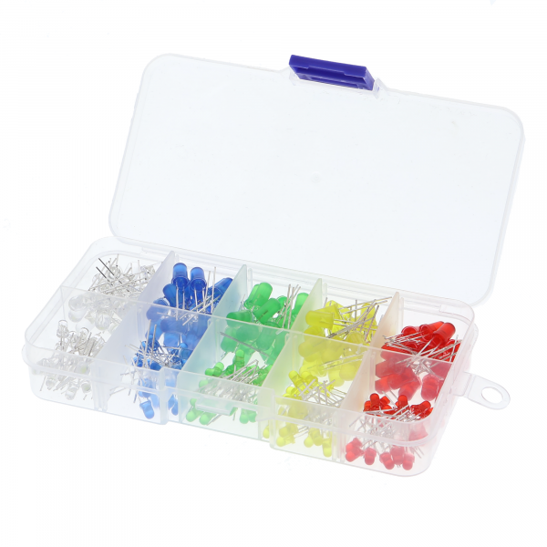 LED assortiment - 200 stuks, 20 per kleur, 3mm en 5mm