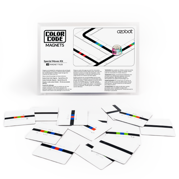 Ozobot Farbcode Magnete Spezielbewegungsset (18 Tiles) Ozobot Farbcode Magnete Spezielbewegungsset (18 Tiles)