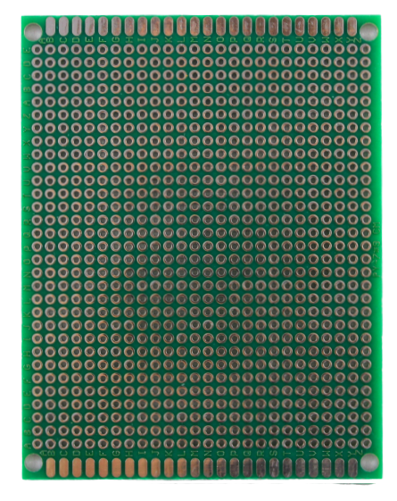 Doppelseitige PCB Leiterplatte (grün) - 60 x 80mm