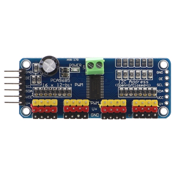 16 Channel 12Bit PWM Servo Motor Driver I2C PCA9685 buy cheap online ...