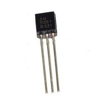 2N5551 - Bipolarer NPN Transistor, 160V, 0.6A, 0.63W