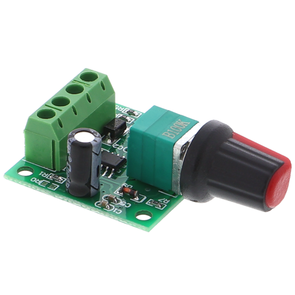 Stepless PWM speed controller for DC motors