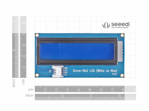 Grove - LCD 16x2 I2C (blanco sobre azul)