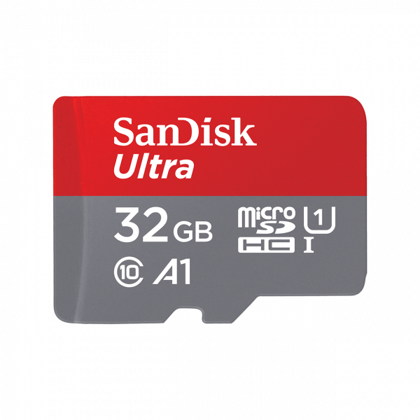 Tarjeta SanDisk Ultra® microSD UHS-I y adaptador - 32GB/ 64GB/ 128GB
