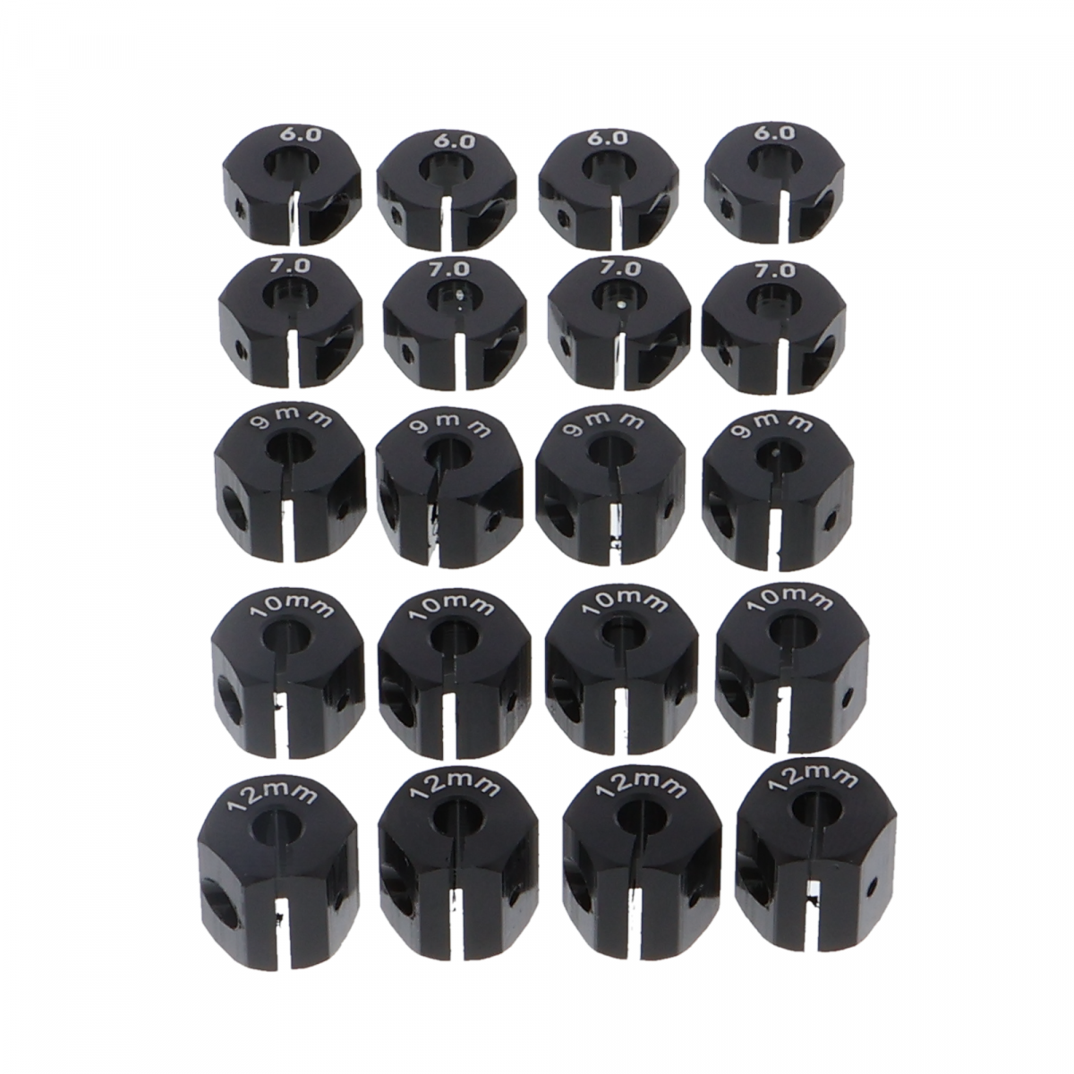 RC4WD Set di allargatori per ruote esagonali da 12 mm (+ 7 mm