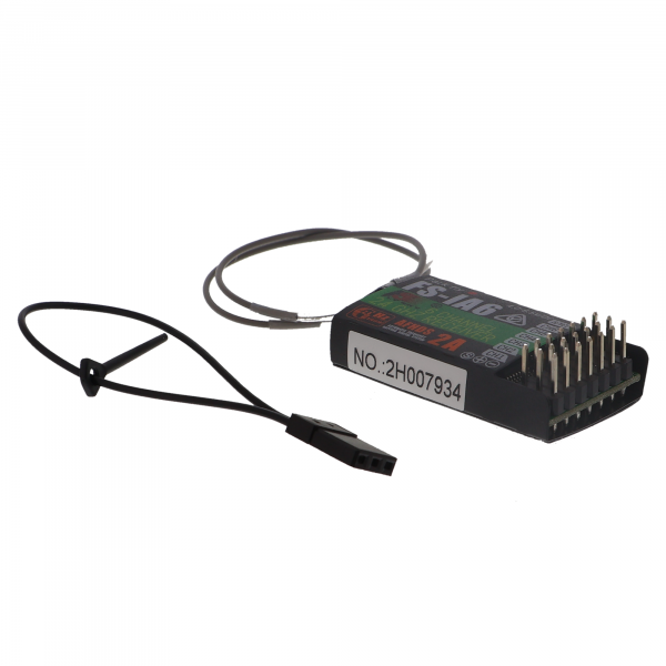 FlySky FS-IA6 - Receptor con 6 canales, 2,4 GHz