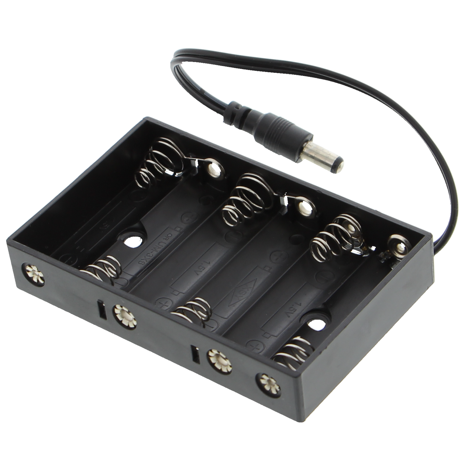 Battery compartment - 6x AA (9V), with DC plug for microcontroller buy  cheap online