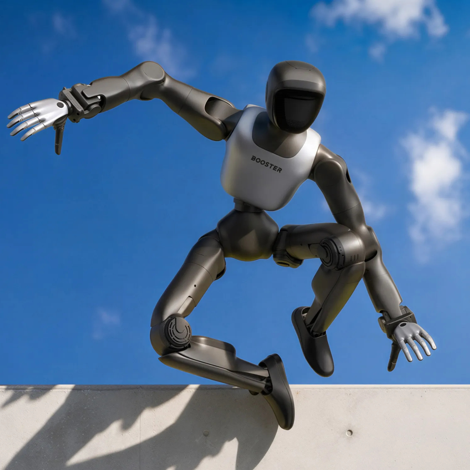 Booster Robotics T2 Pro in dynamischer Bewegung