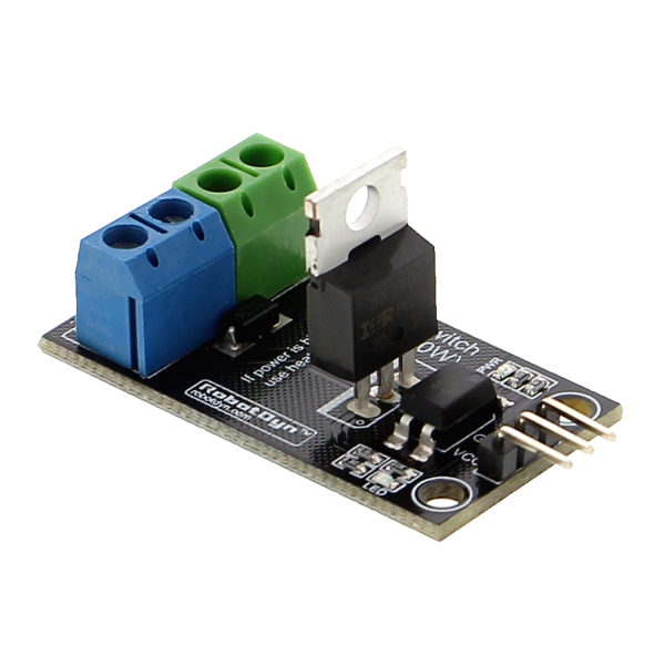 Transistor Mosfet 5V Compatible Arduino - Commute de 4,5V à 24V - max. 30A