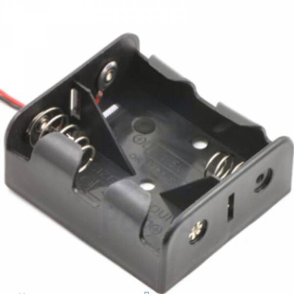 Battery compartment for 2x Baby C battery (2x1.5V = 3V)