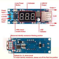 DC/DC Stepdown 4.5V - 40V, Voltmeter Display, USB Output DC/DC Stepdown 4.5V - 40V, Voltmeter Display, USB Output