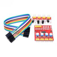 Module de suivi de ligne, 3,3V / 5V 4 canaux infrarouge YL-70 Module de suivi de ligne, 3,3V / 5V 4 canaux infrarouge YL-70