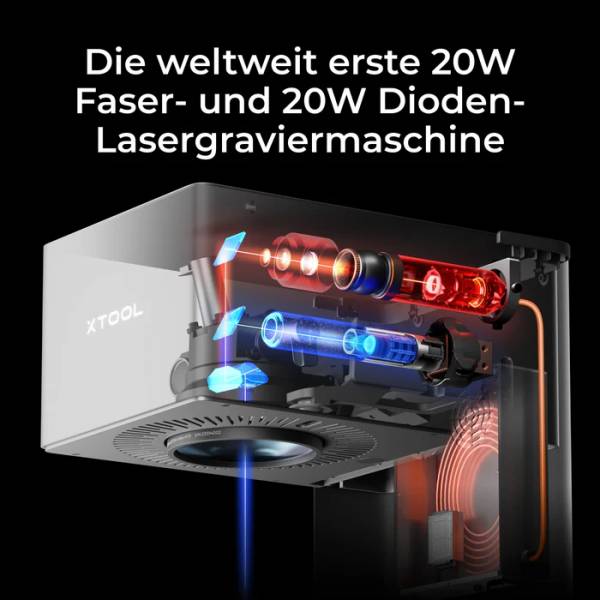 XTool F1 Ultra 20W Graveur laser à fibre et diode