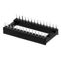 IC-Sockel, DIP-Buchse mit doppelten Federkontakten - 24P bis 28P, 15.24mm Reihenabstand IC-Sockel, DIP-Buchse mit doppelten Federkontakten - 24P bis 28P, 15.24mm Reihenabstand