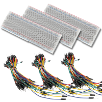 3* breadboard 830P e 3* 65 pezzi. Cavi M/M 3* breadboard 830P e 3* 65 pezzi. Cavi M/M