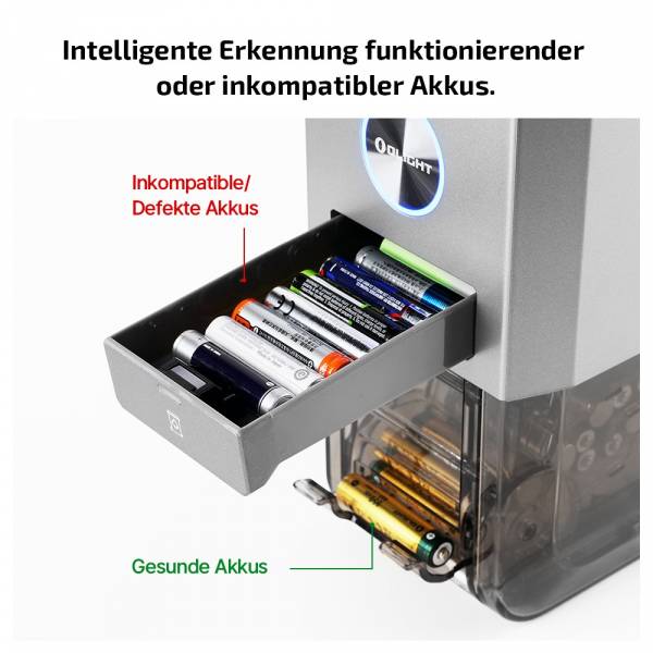 Olight Ostation X caricatore automatico 3-in-1 per AAA Ni-MH