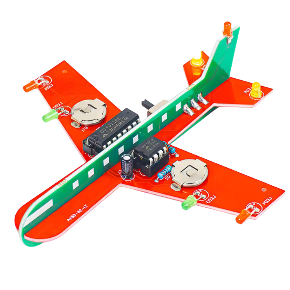 Kit Auto Segui Linea D2-5 Per Saldatura Fai Da Te - Robot Educativo Con Sensore Di Luce (Batterie Non Incluse) - 4