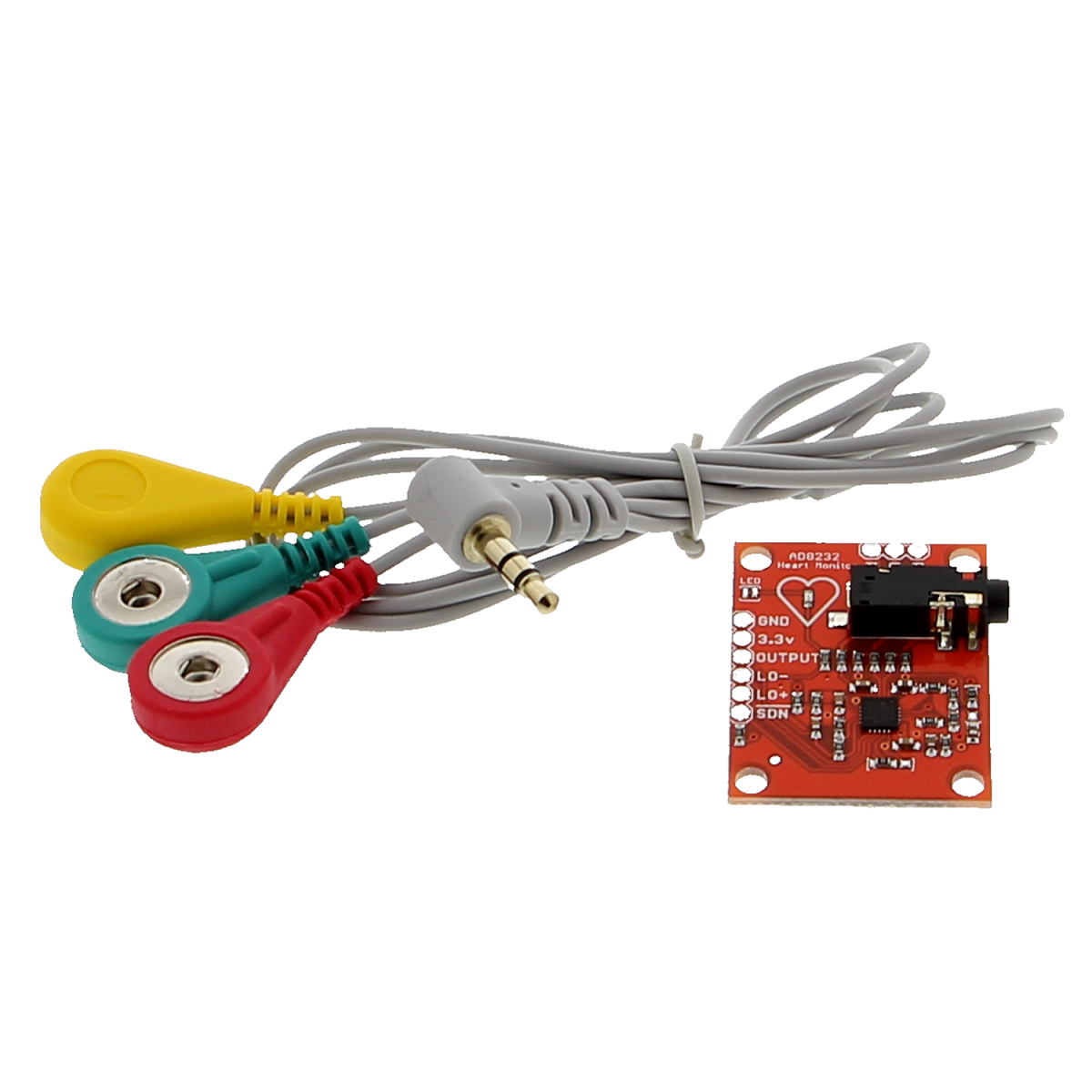 AD8232 Herzfrequenz-Messgerät Set günstig online kaufen | Funduinoshop