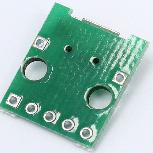 Micro-USB-auf-DIP-Adapter, 5-Pin-Buchse, USB B-Typ, PCB-Konverter-Modulplatine