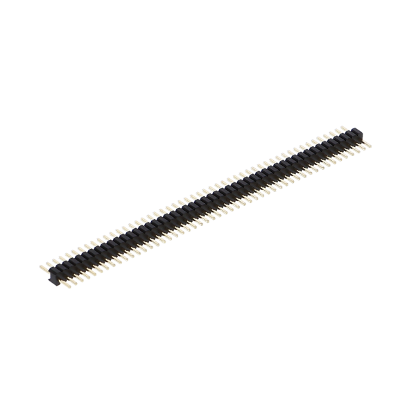 40-pins header pin header - zwart - 1,27 mm pitch