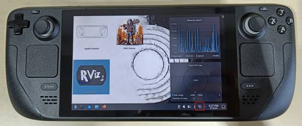 ROS2 Steamdeck für Unitree Go2 / H1 / G1