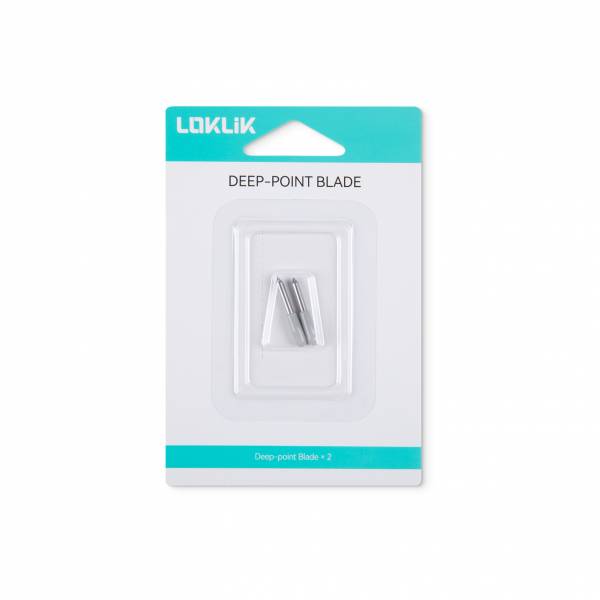 LOKLiK iCraft™ Deep-Point-Klinge – 2er-Pack
