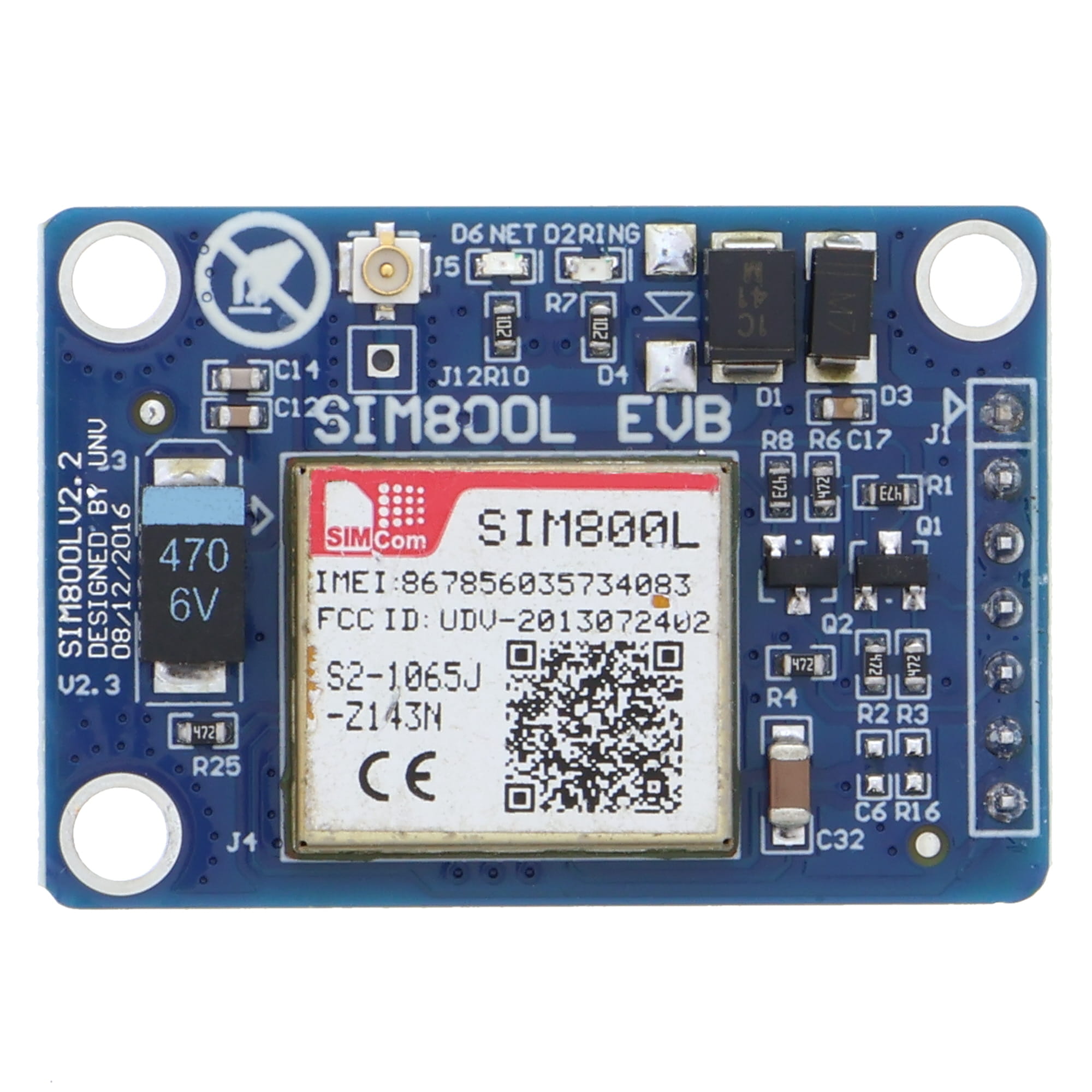 DollaTek SIM800L V2.0 5V Wireless GSM GPRS Module Quad-Band W/Antenna Cable Cap M105 in Kenya | Categories DollaTek SIM800L V2.0 5V Wireless GSM GPRS Module Quad-Band W/Antenna Cable Cap M105 in Kenya | Categories