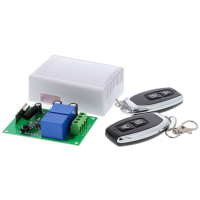 Radio relay - Motor control - Polarity reversal - Receiver and remote control - 12V, 433 MHz Radio relay - Motor control - Polarity reversal - Receiver and remote control - 12V, 433 MHz