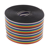 cable de 40 patillas para protoboard, cable plano de puente - rollo de 5 m cable de 40 patillas para protoboard, cable plano de puente - rollo de 5 m