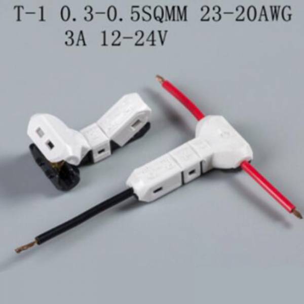 Borne de connexion / voleur de courant / 10x / forme en T T-1 / T-2 / T-21