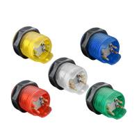 Voorbeeld: Arcade LED knop 28mm - diverse kleuren Voorbeeld: Arcade LED knop 28mm - diverse kleuren