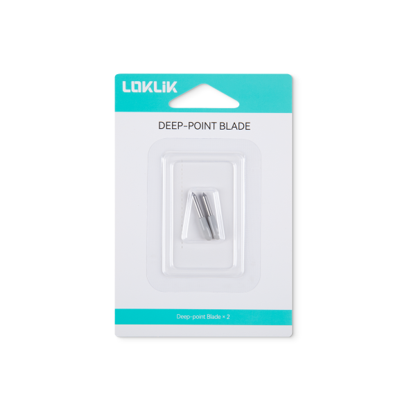 LOKLiK iCraft™ Deep-Point Klingen - 2er Pack
