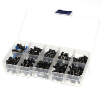 Pushbuttons and switches assortment - 180 pieces Pushbuttons and switches assortment - 180 pieces