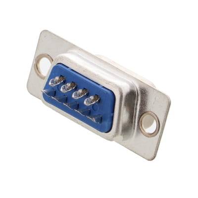 Connettore D-SUB a 9 pin con coppa a saldare (RS232)