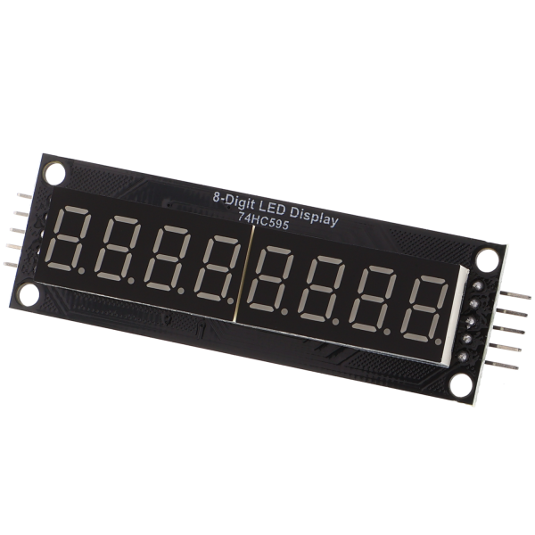 Afficheur à segments LED, 8 chiffres, 74HC595, 0,36" - 5 couleurs