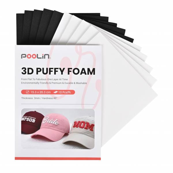 PooLin 3D-Puff-Stick-Schaumstoff 3 mm