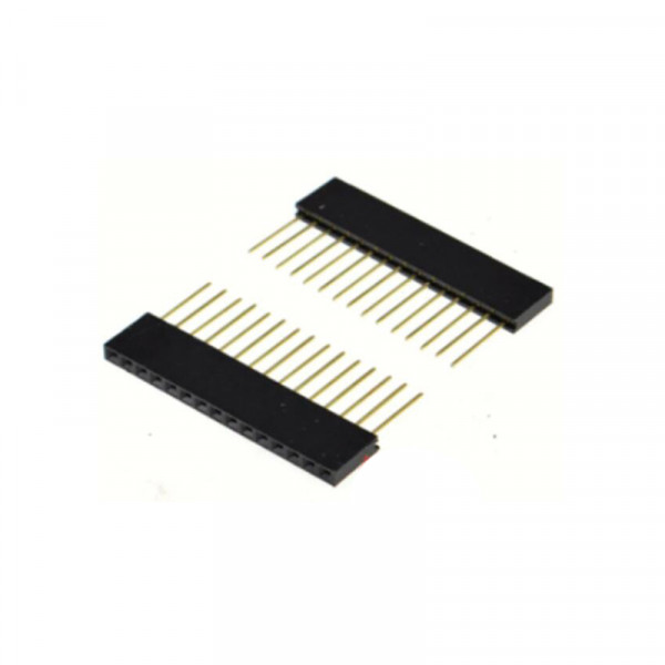 Connecteur femelle - 1 x 15P - pas de 2.54mm - longueur de broche de 11mm