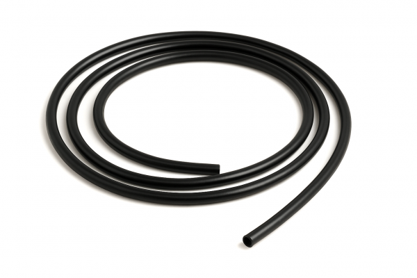 Manguera de PE para agua potable 1/4" (6,35 mm), 1 m - Negra