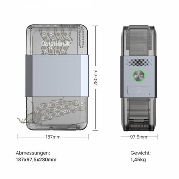 Olight Ostation X caricatore automatico 3-in-1 per AAA Ni-MH