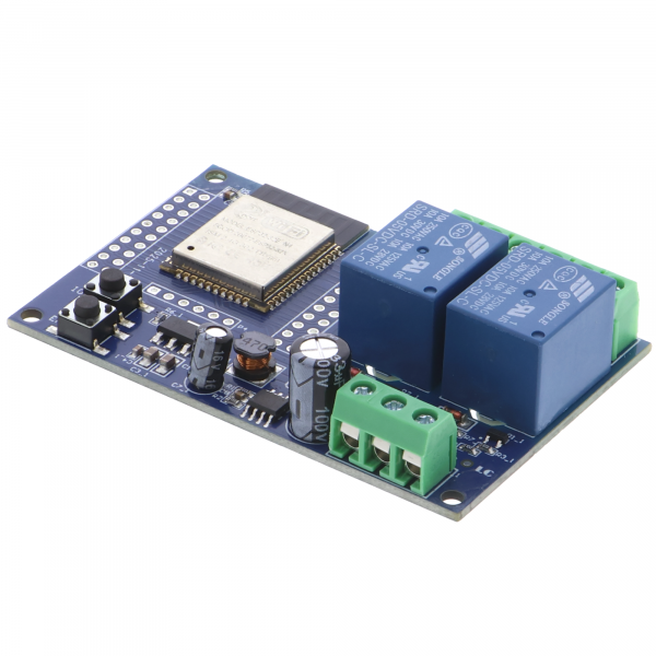 ESP32 2-Kanal Relaismodul mit WLAN, Bluetooth und BLE, DC5-60V