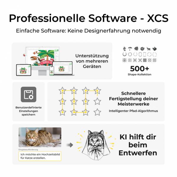 XTool P2S 55W Taglierina laser CO2 da tavolo