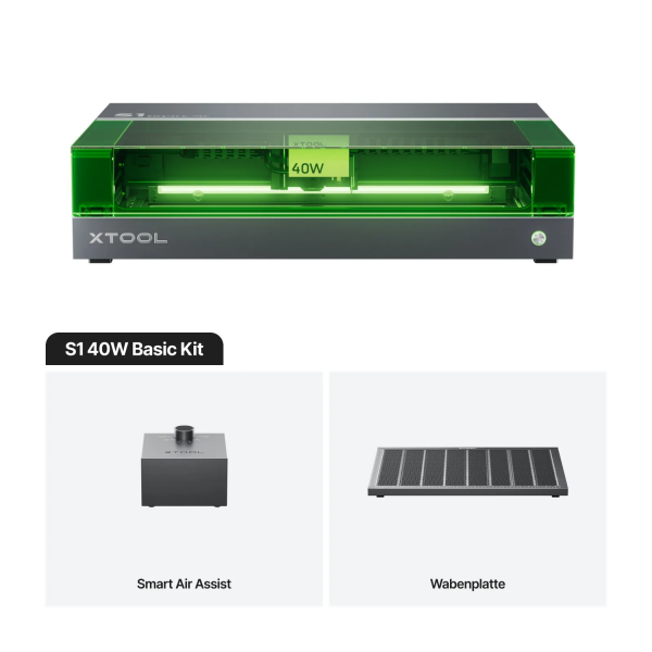 XTool S1 40 W Basic/ Rotary Bundle / SafetyPro Bundle