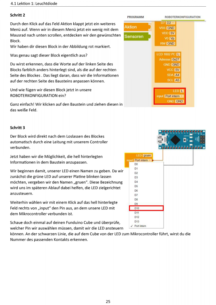 Funduino Cube - Einfach Programmieren Lernen, Entwicklerboard, 100 Funduino Cube - Einfach Programmieren Lernen, Entwicklerboard, 100