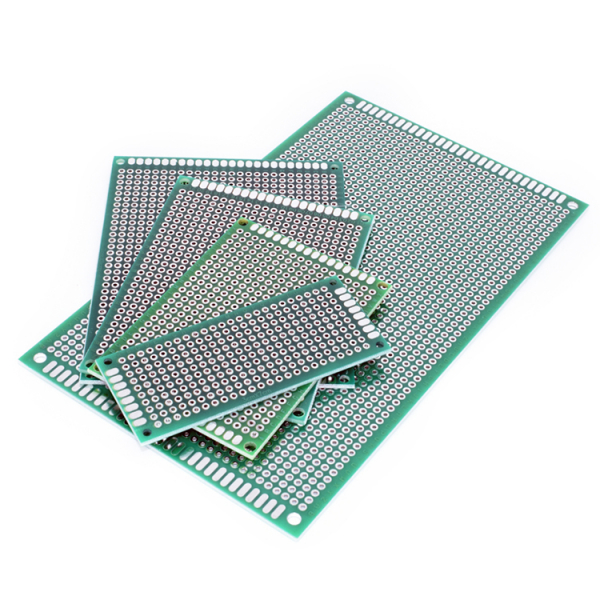Breadboard, double-sided (green) - 120mm x 180mm 2.0mm pitch
