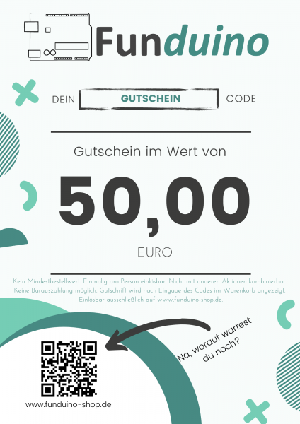 Gift voucher - 50,00€ value of goods
