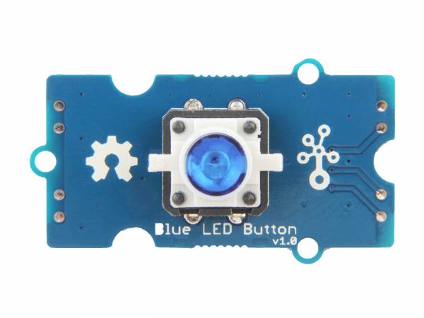 Grove - LED drukknop blauw