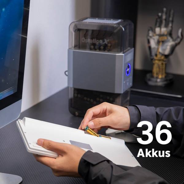 Olight Ostation X caricatore automatico 3-in-1 per AAA Ni-MH