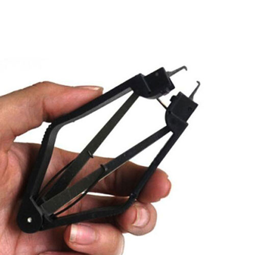 IC pliers - unscrewing tool, black, 6mm opening